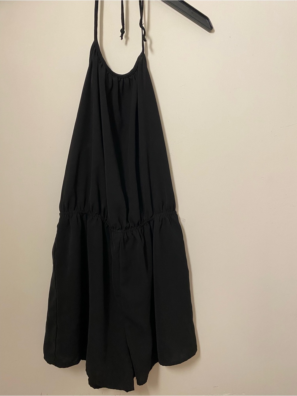Sexy Black Backless Halter Romper - Picture 7 of 12